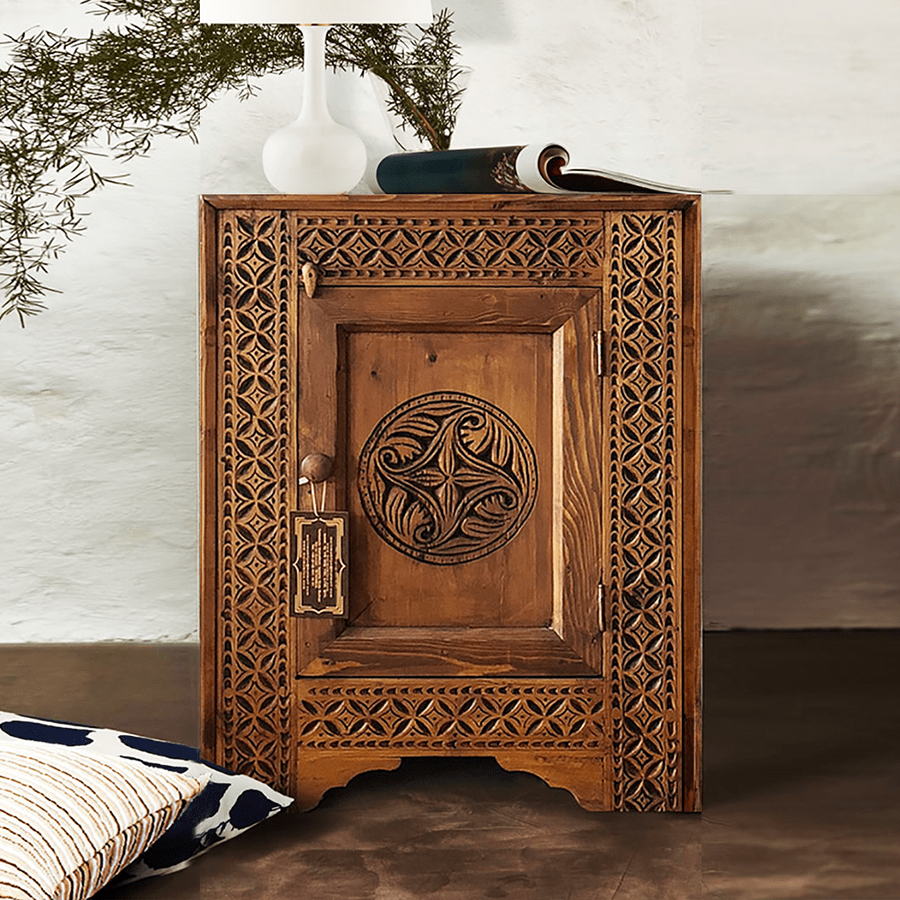 EL OYMA KOMODİN KESTANE RENK M99