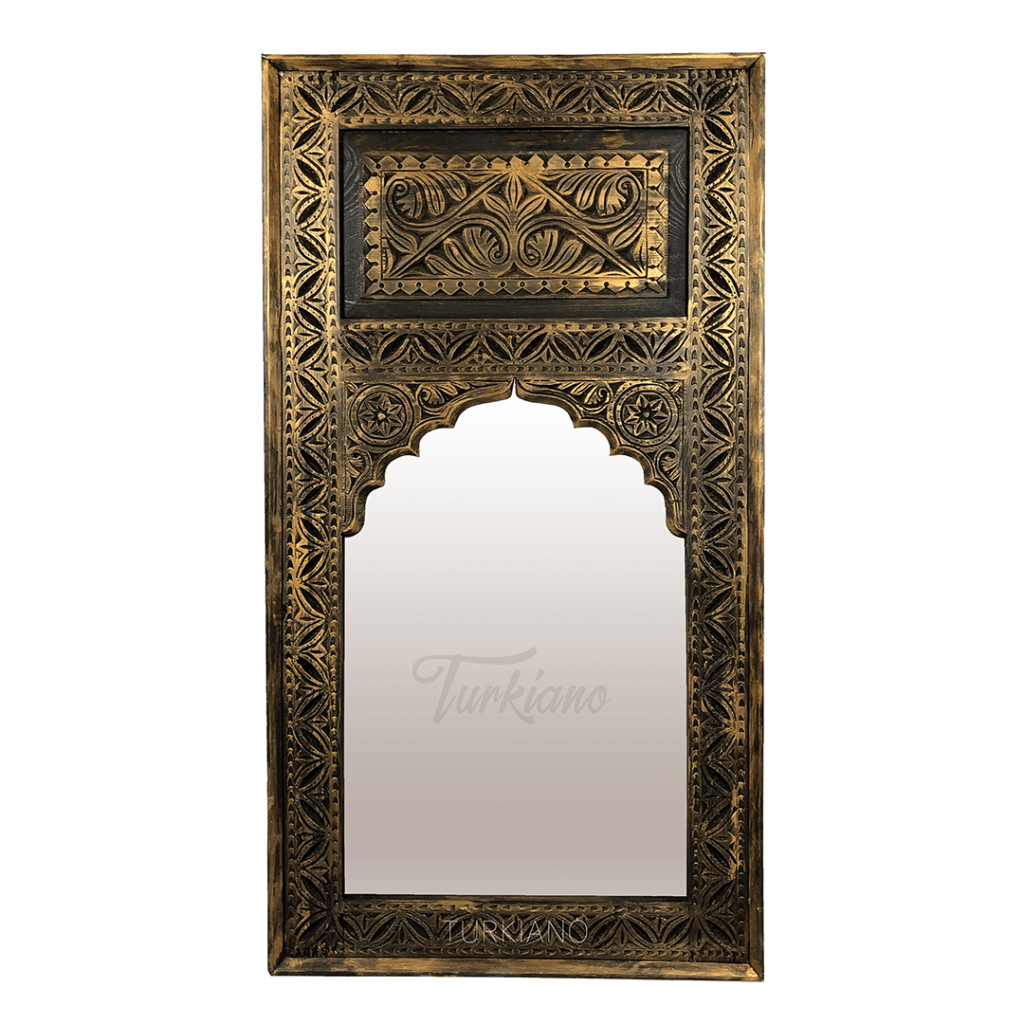 MİHRABİ ESKİTME AYNA KAHVE M121