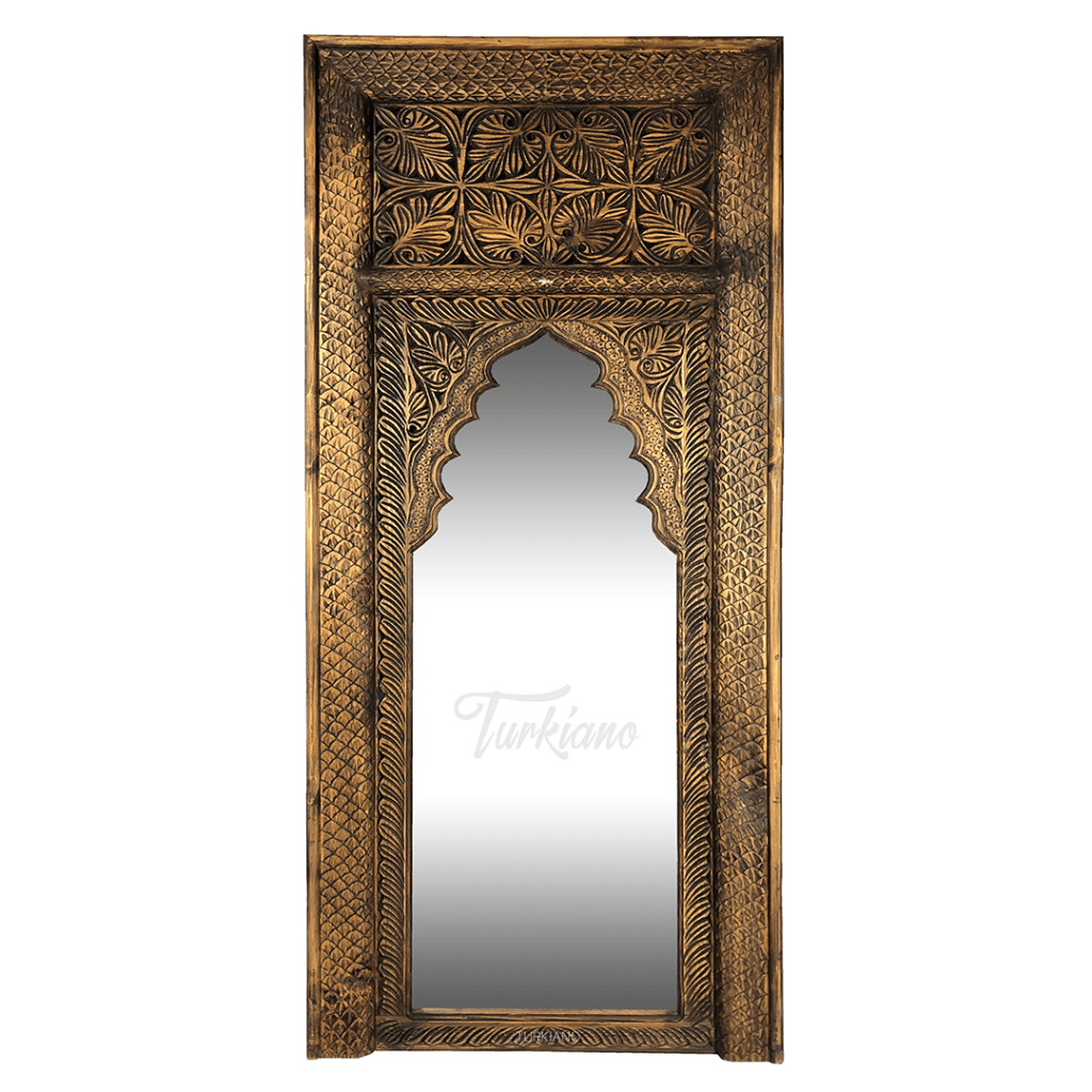 MİHRABİ YÜKSEK BOY AYNA KESTANE RENK M139