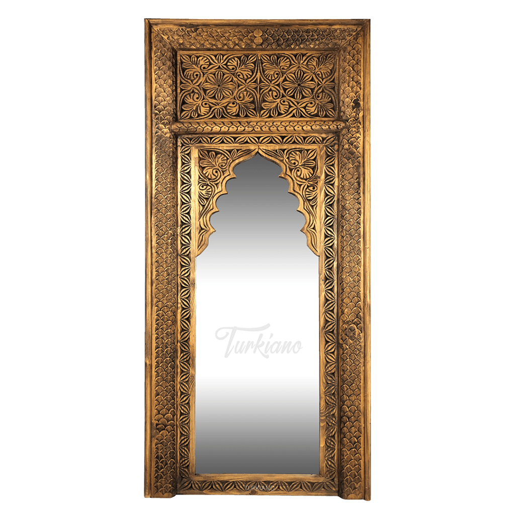MİHRABİ YÜKSEK BOY AYNA KESTANE RENK M141