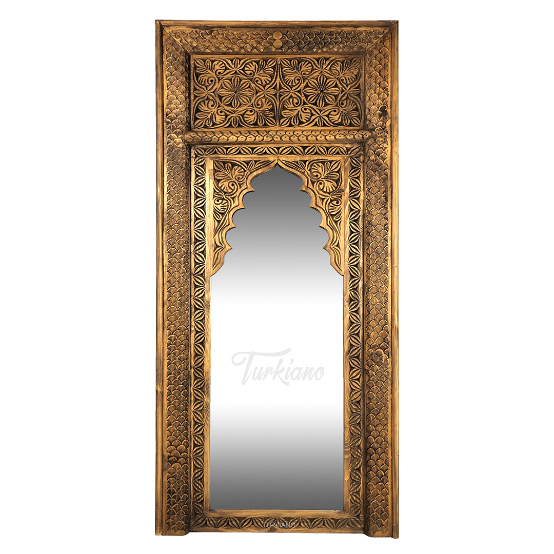 MİHRABİ YÜKSEK BOY AYNA KESTANE RENK M141