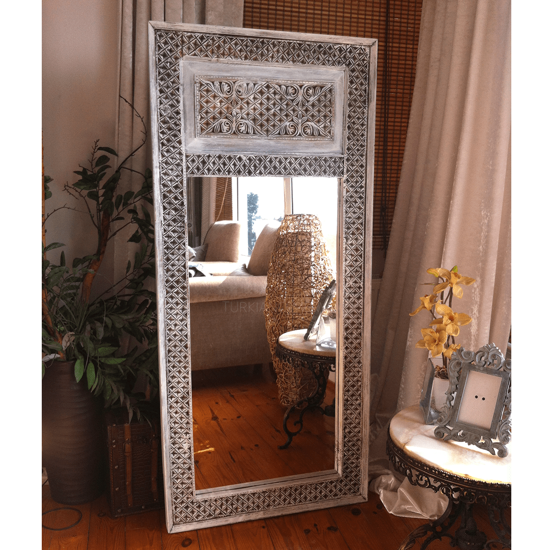 EL OYMA AYNA ESKİTME BEYAZ M146