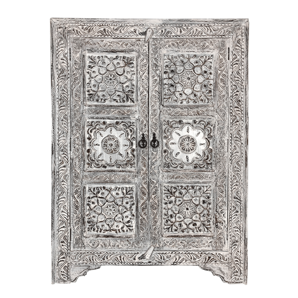 ŞAHMERAN BEYAZ ESKİTME DOLAP M273