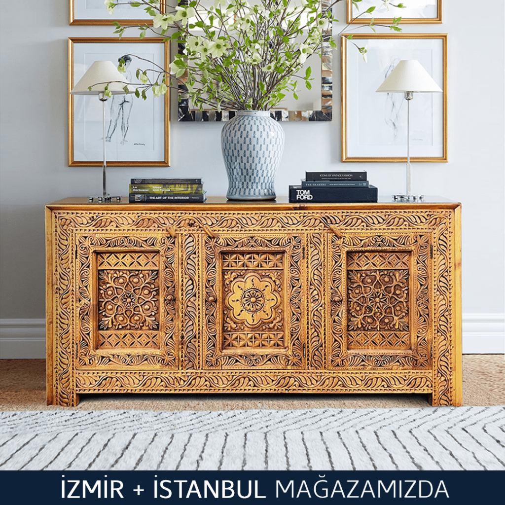 ŞAHMERAN KONSOL KESTANE RENK M32