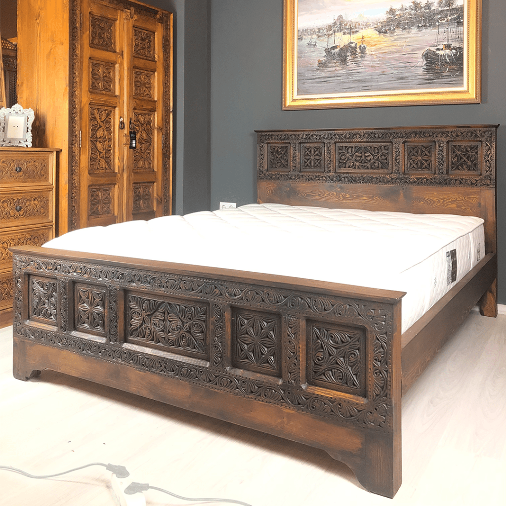 ŞAH SULTAN KARYOLA KOYU KAHVE RENK M316