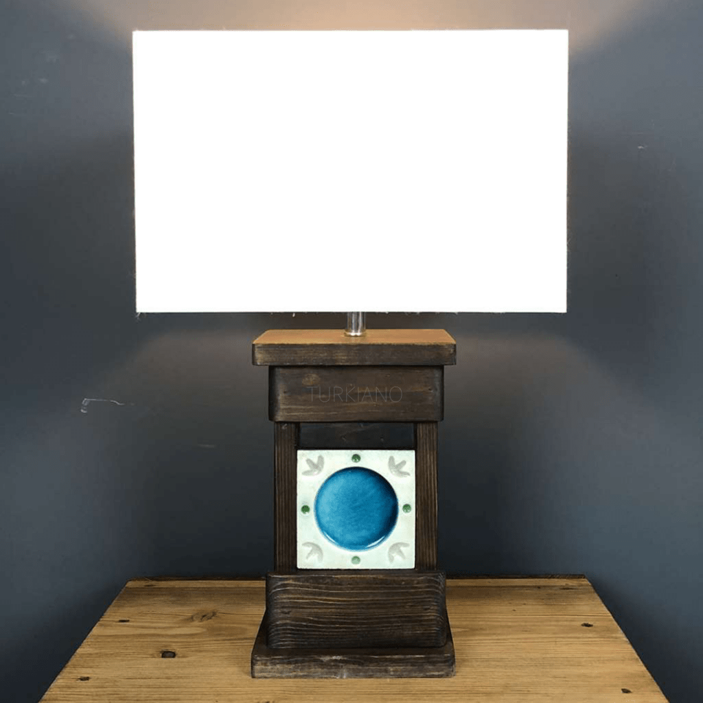 ÇİNİ SÜSLEMELİ ABAJURİ M340