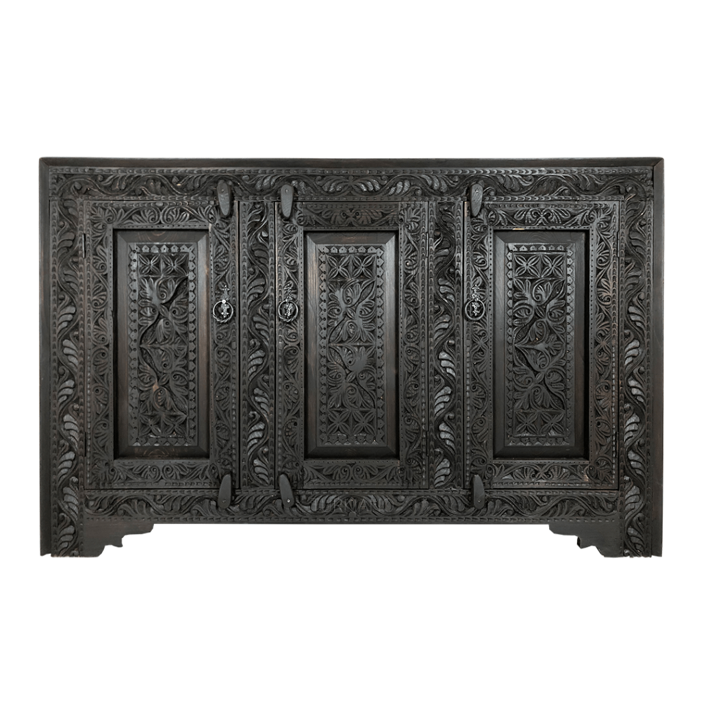 ŞAH SULTAN KONSOL DOLAP MAT SİYAH RENK M367