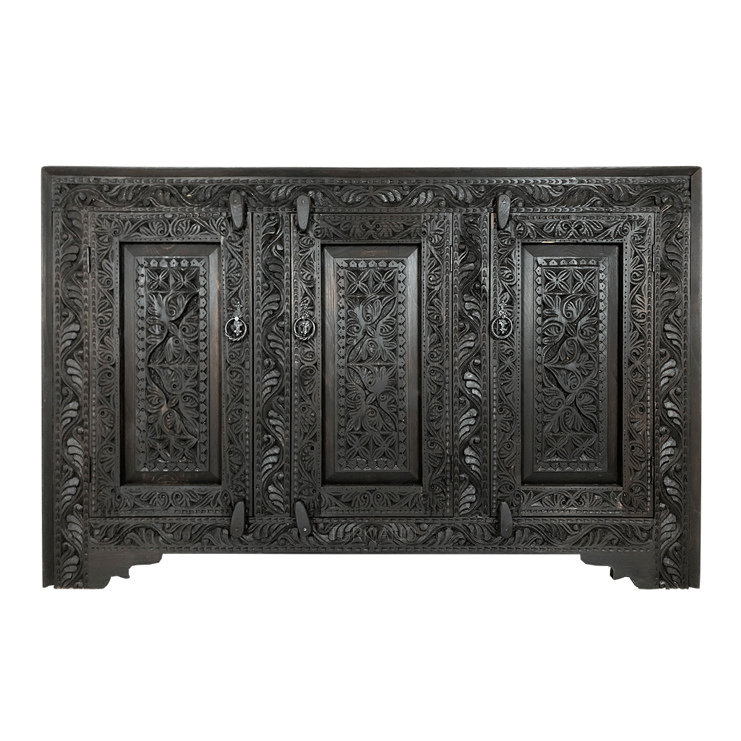 ŞAH SULTAN KONSOL DOLAP MAT SİYAH RENK M367