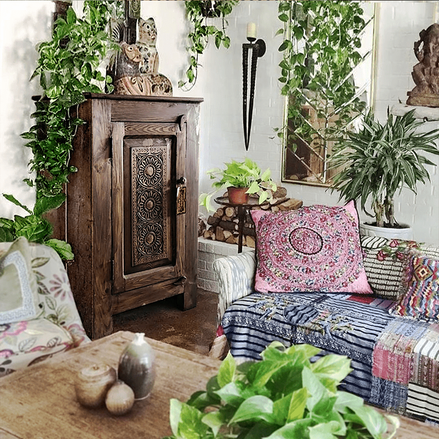 YÜKSEK BOY KOMODİN DOLAP KOYU CEVİZ RENK M282