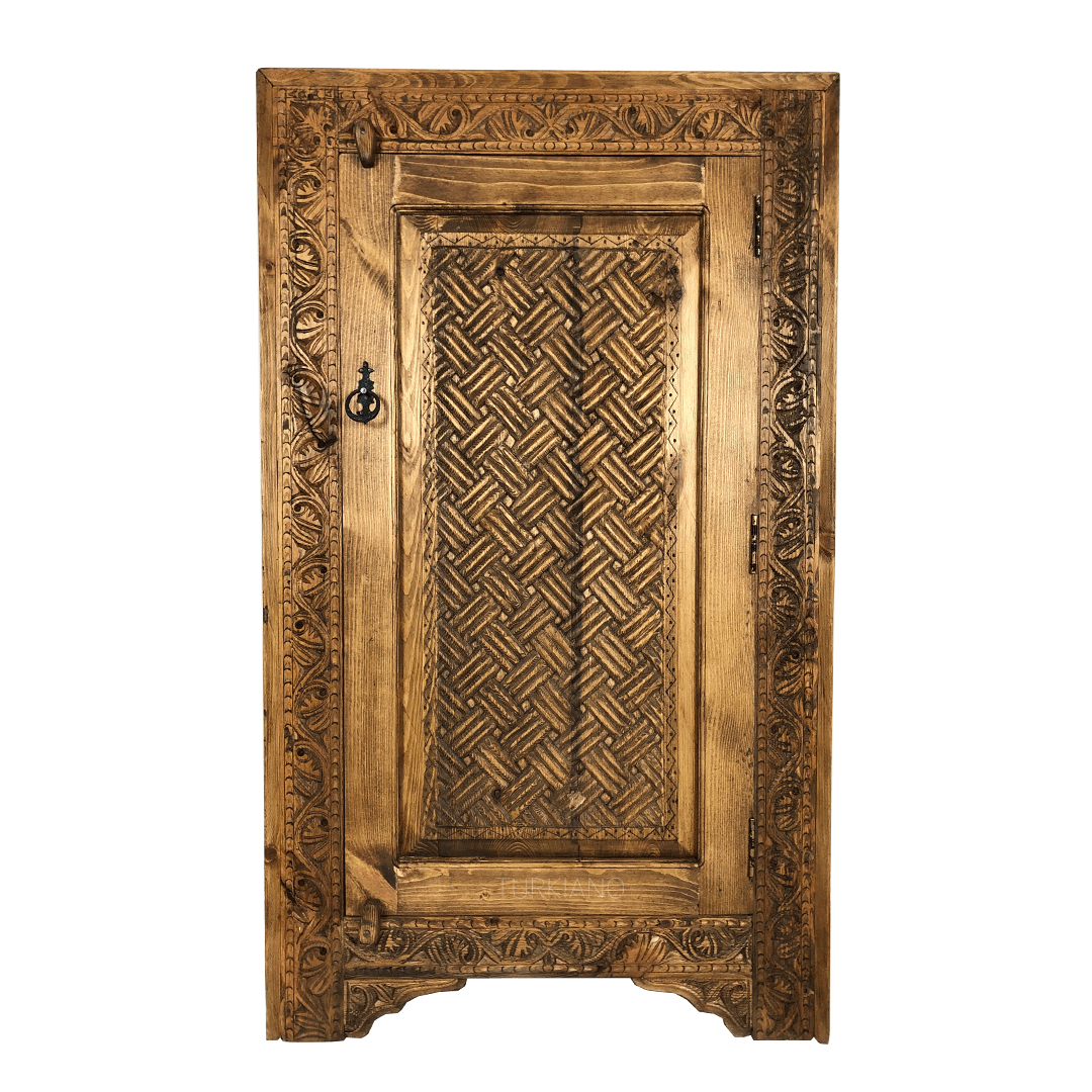 ANTİK TARZ DOLAP NATUREL RENK M411