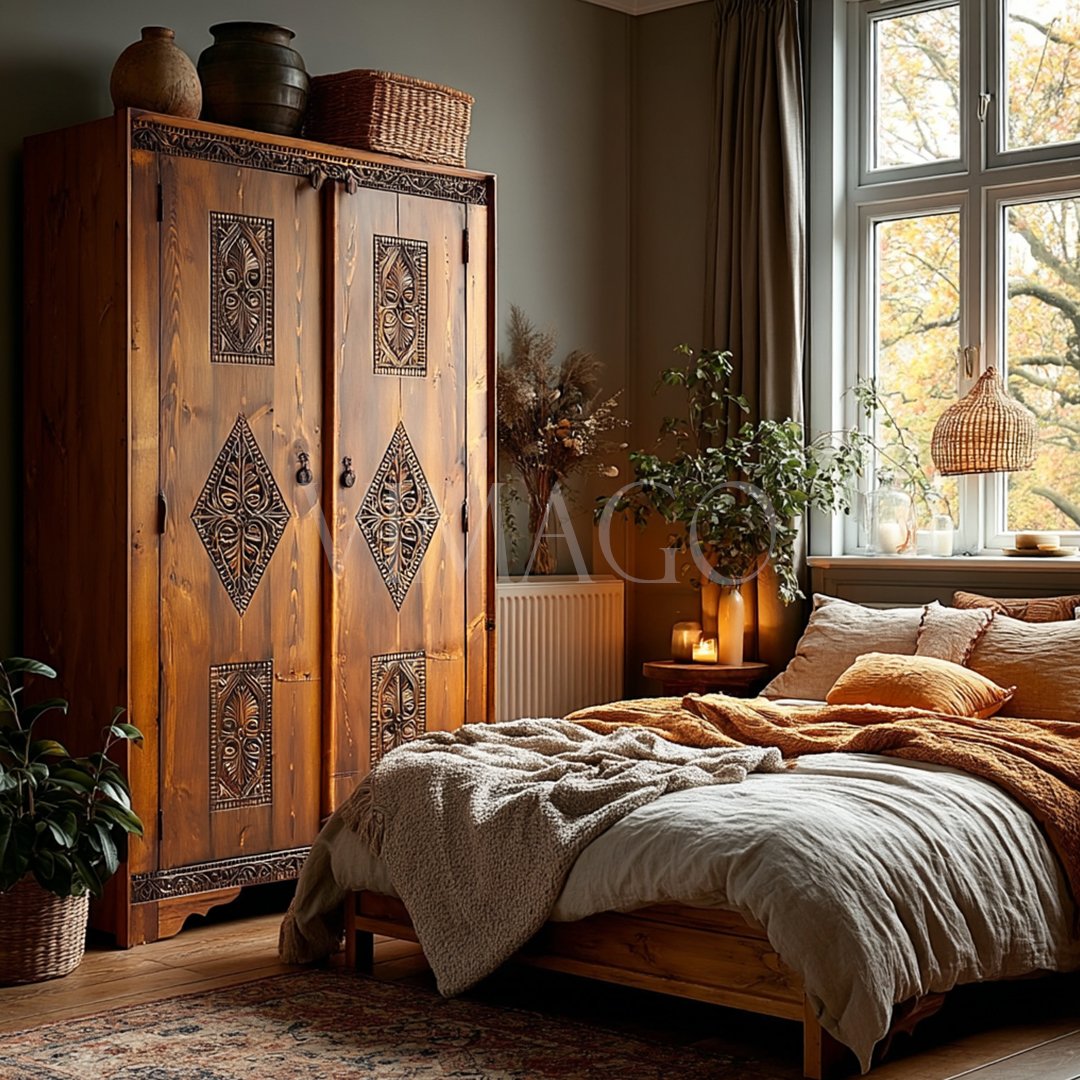 MİRBEY GARDROP KESTANE RENK M399