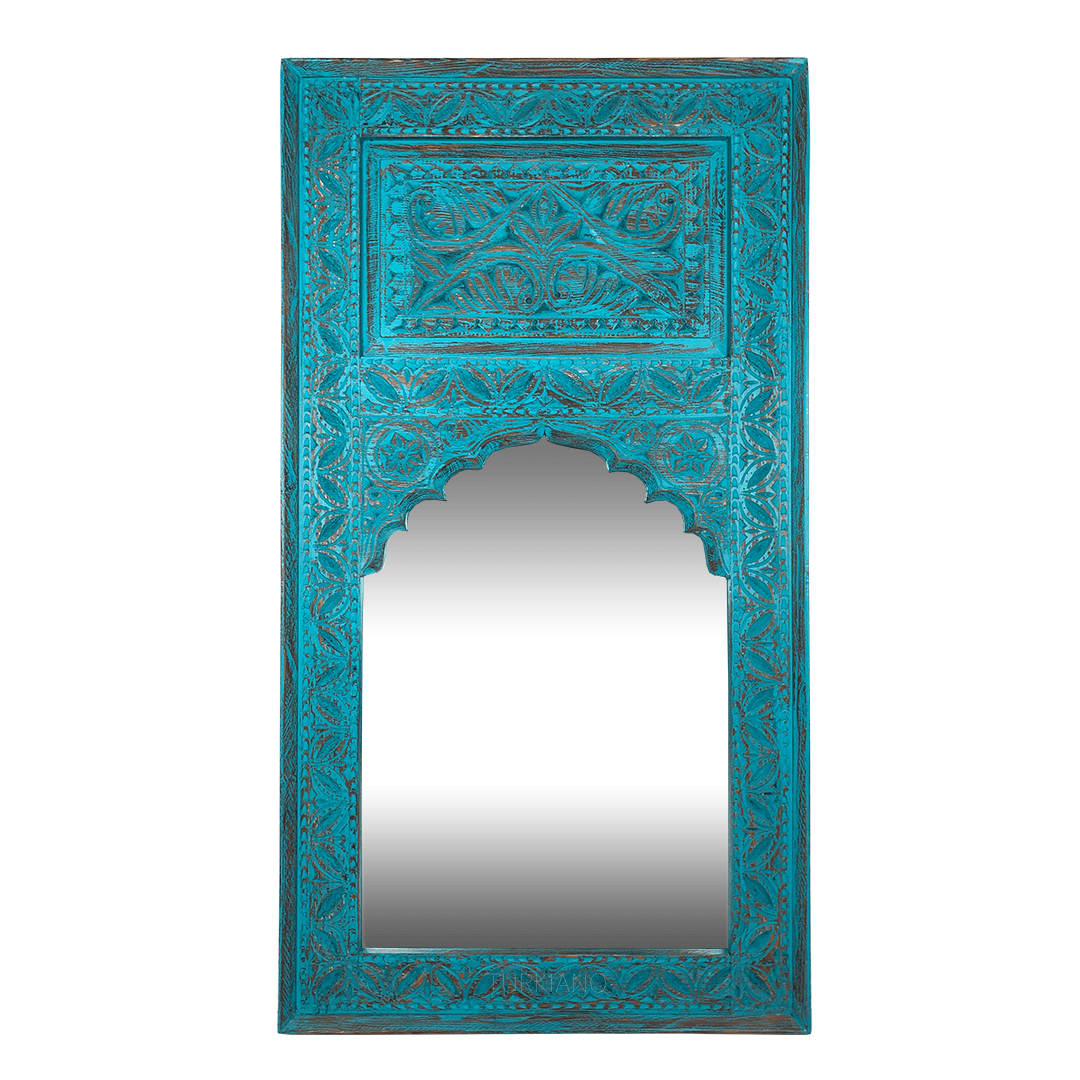 MİHRABİ ESKİTME AYNA AQUA RENK M423