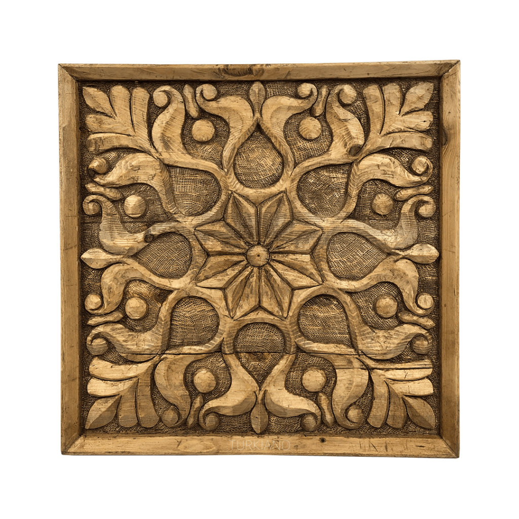 ŞAHMERAN PANO 50×50 CM NATUREL RENK M478