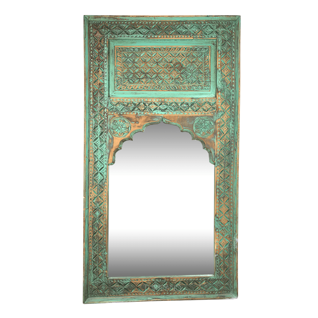 MİHRABİ ESKİTME AYNA YEŞİL RENK M492