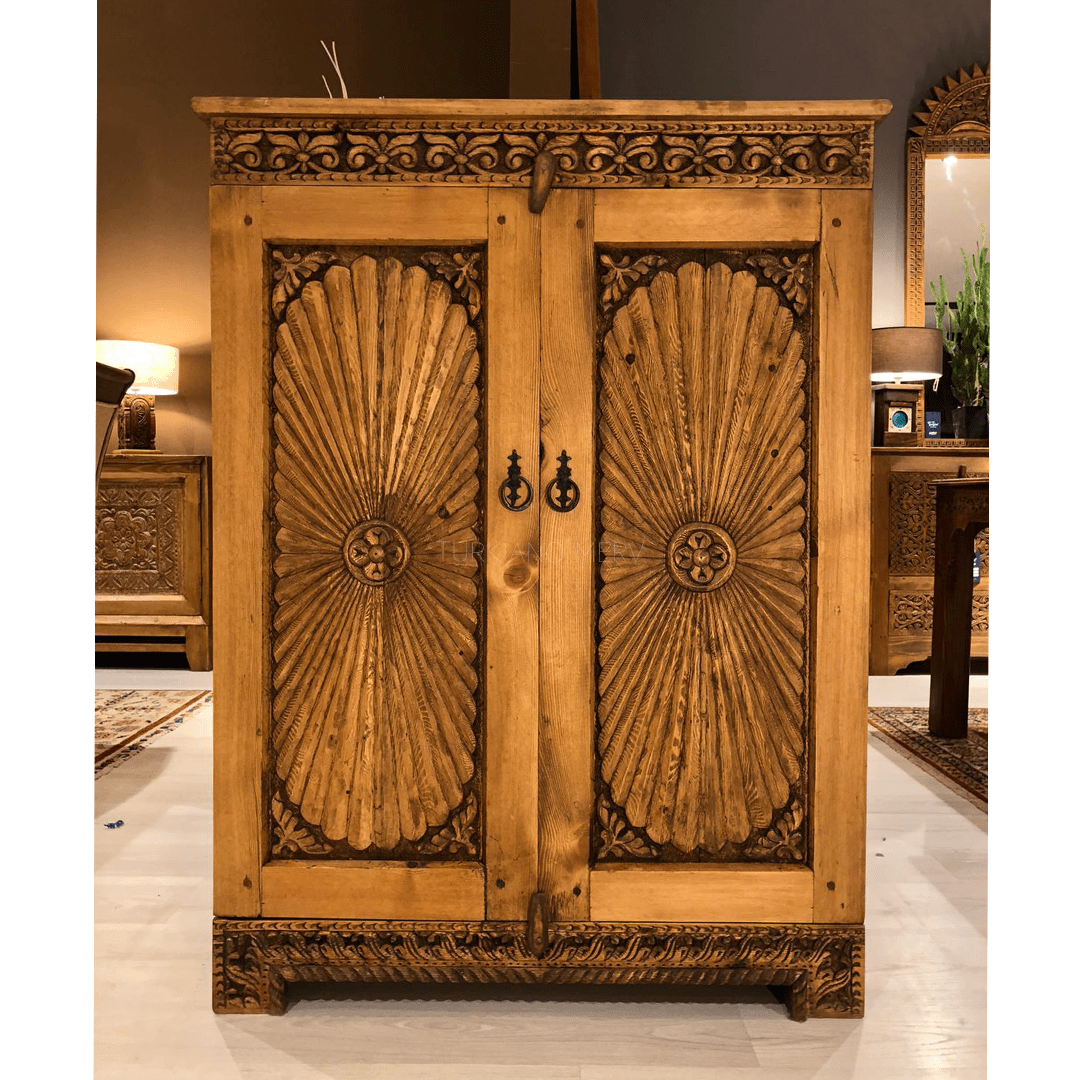 ANTİK TARZ DOLAP NATUREL RENK M511