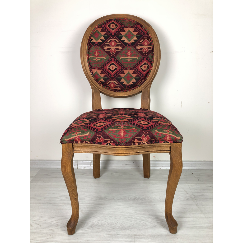 MADALYON SANDALYE KİLİM DESENLİ KESTANE RENK M526