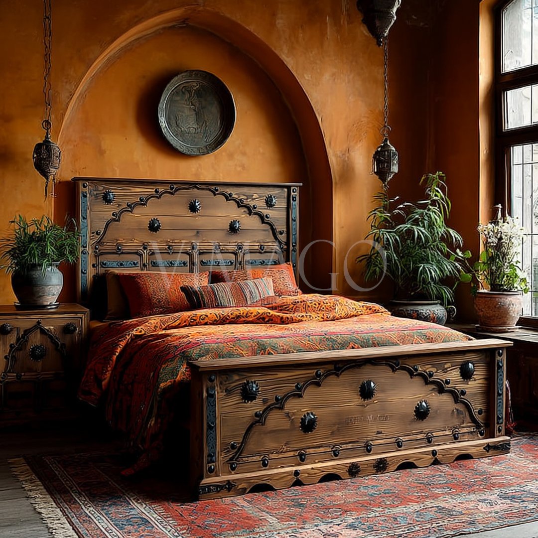 KOHISTANY KARYOLA ANTİK TARZ KESTANE RENGİNDE M580