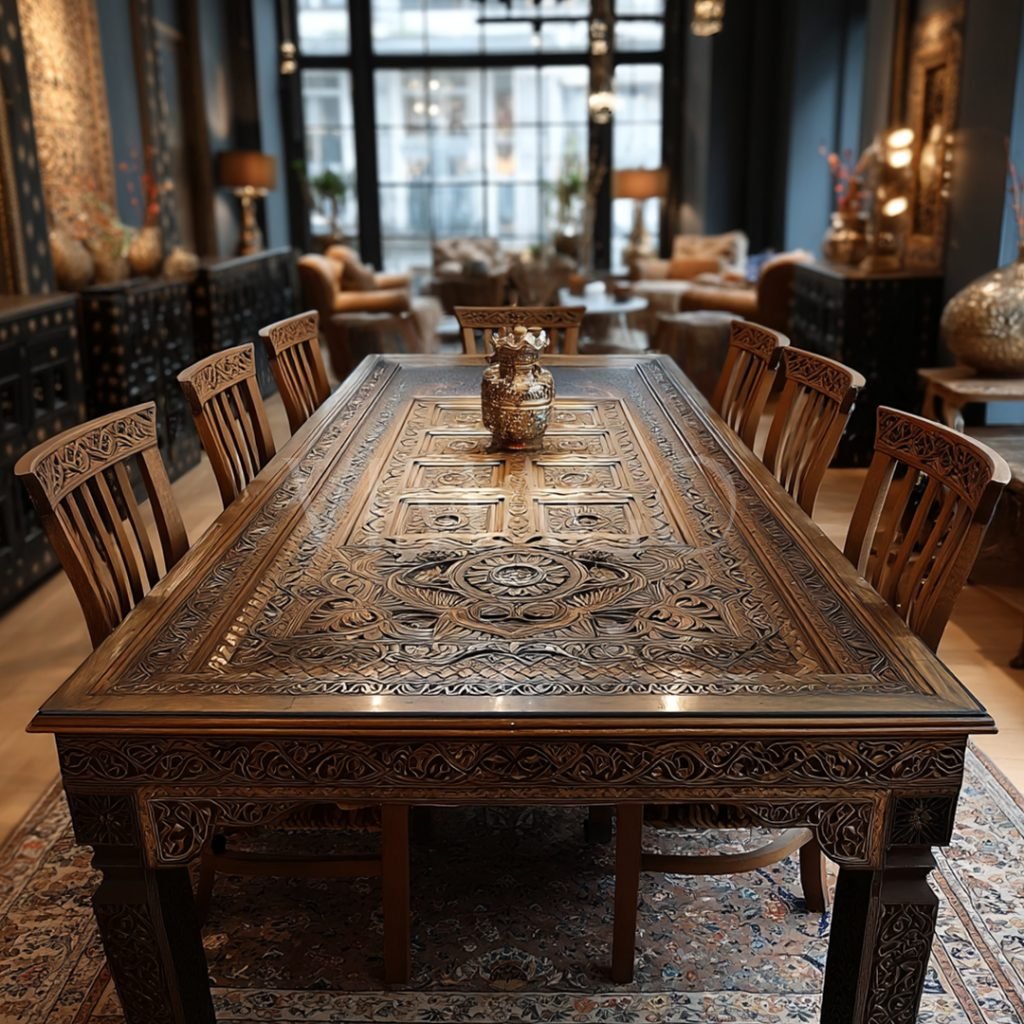 PAYİTAHT 8 KİŞİLİK YEMEK MASASI 210X110 CM M510