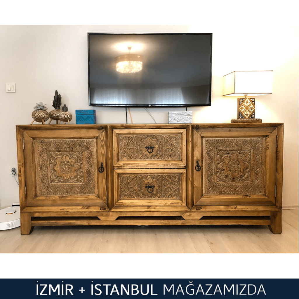 ŞAHMERAN KONSOL MEŞE KREM ESKİTME M523