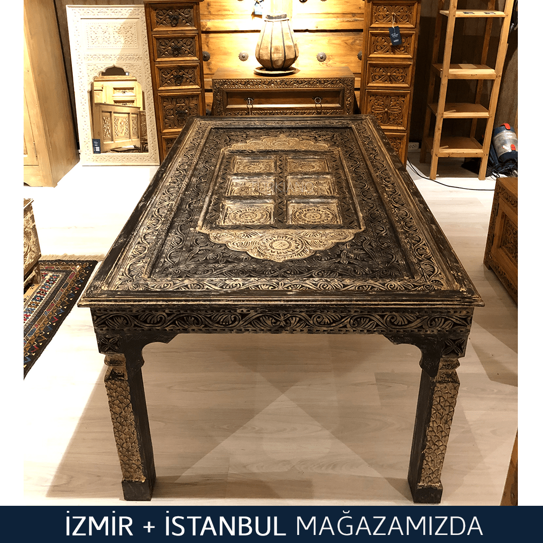 PAYİTAHT YEMEK MASASI 175X100 CM ESKİTME M521