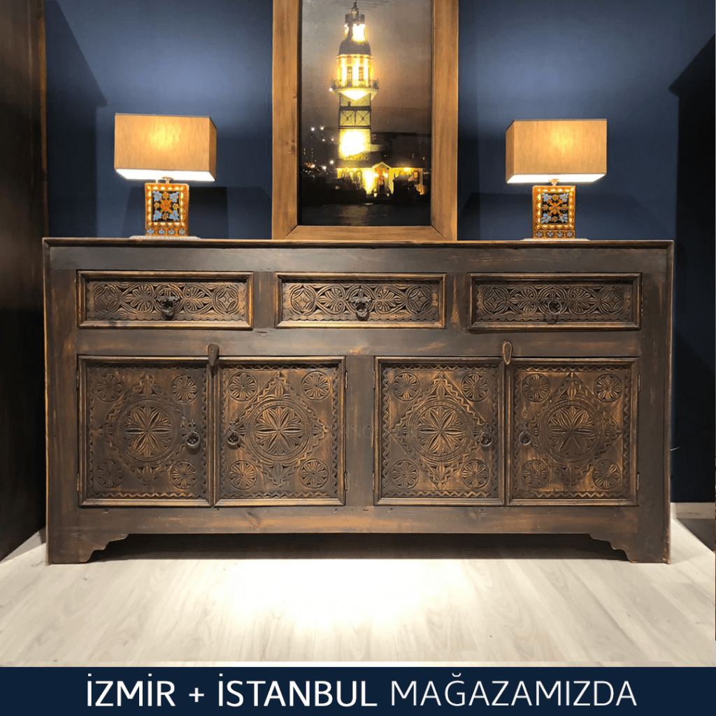 ANTİK TARZ EL OYMA KONSOL M628