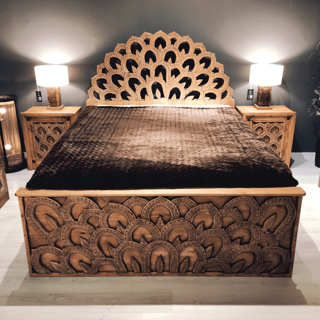 GOA KARYOLA MASİF EL OYMA M666