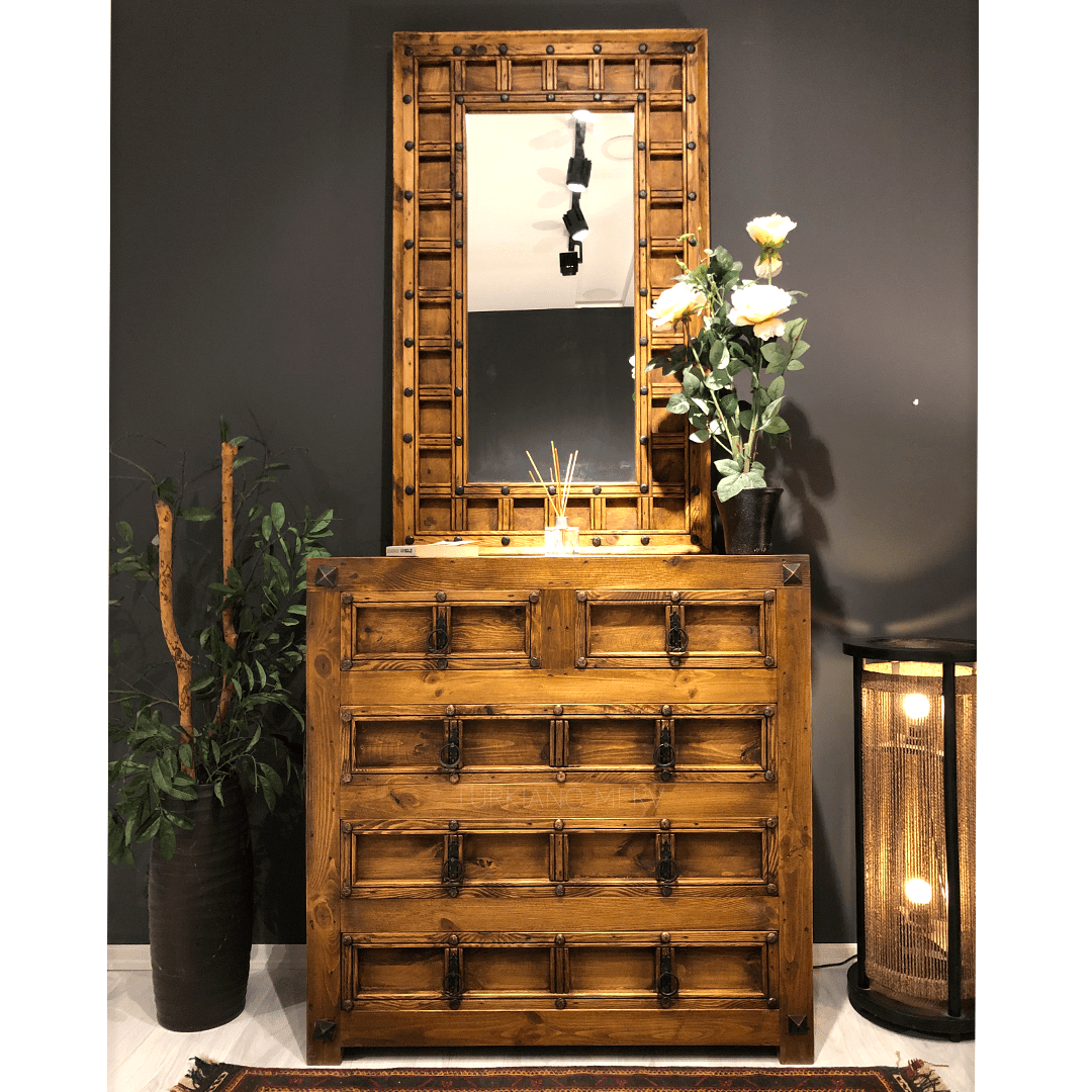 DARGA ŞİFONYER AYNA TAKIMI M645