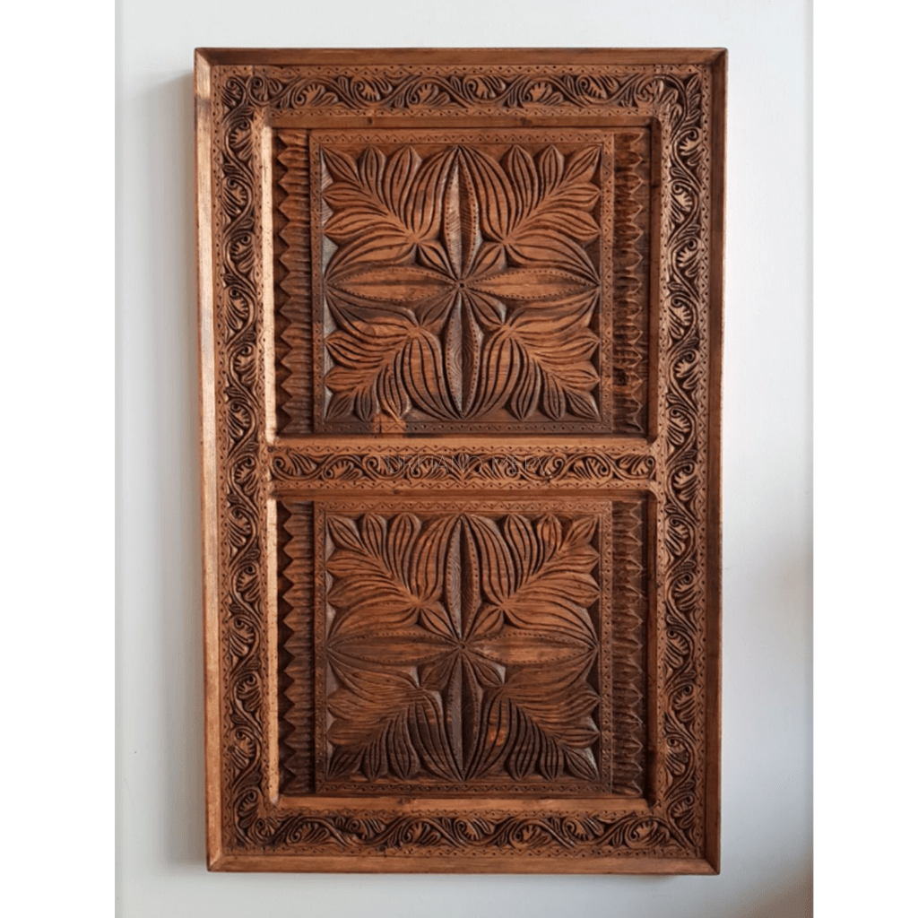 ANTİK TARZ PANO 125×80 CM EL OYMA M498