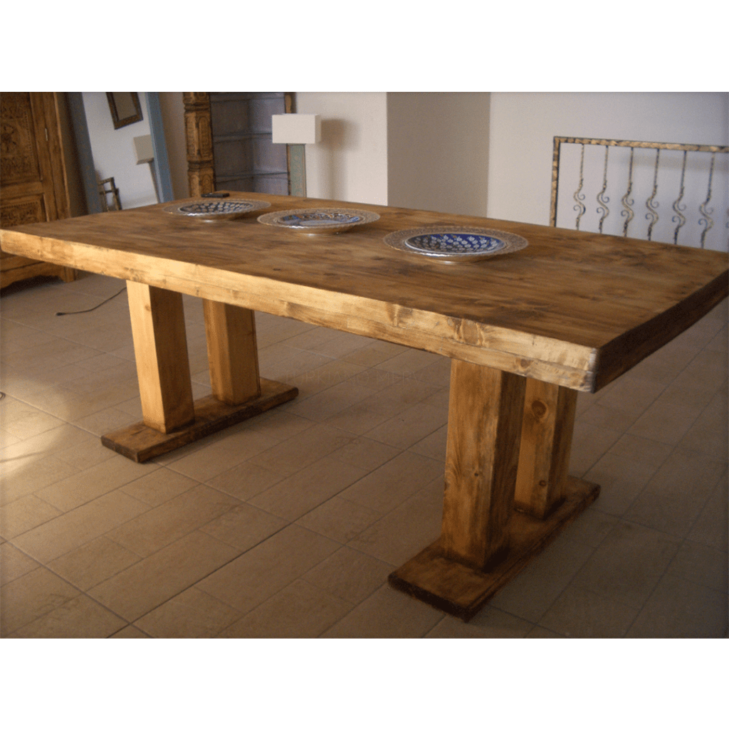 ANTİK TARZ YEMEK MASASI 210X100 CM M801