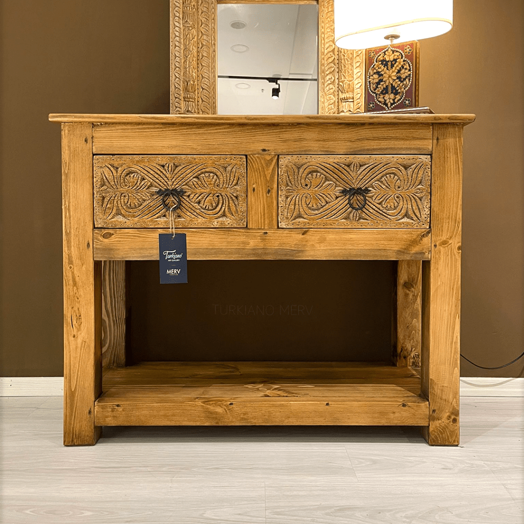 ANTİK TARZ DRESUAR KREM ESKİTME M809