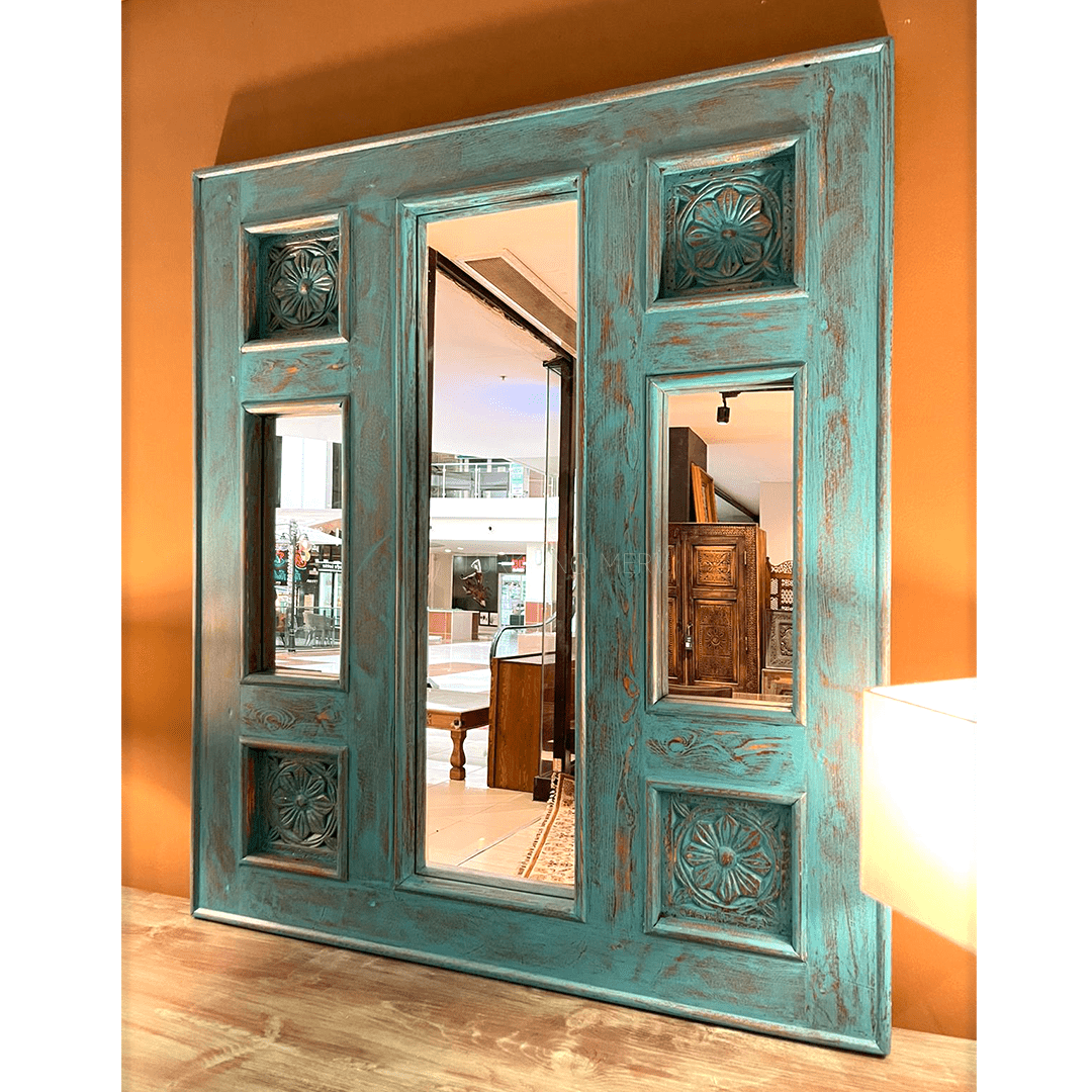 BÜYÜK BOY EL OYMA AYNA ESKİTME M821