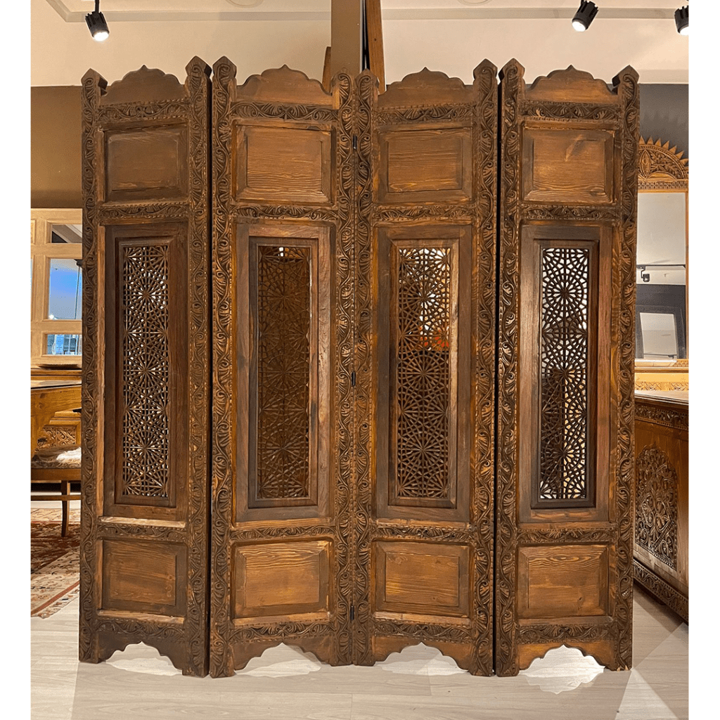 PARAVANİ EL OYMA PARAVAN MASİF AHŞAP M1057