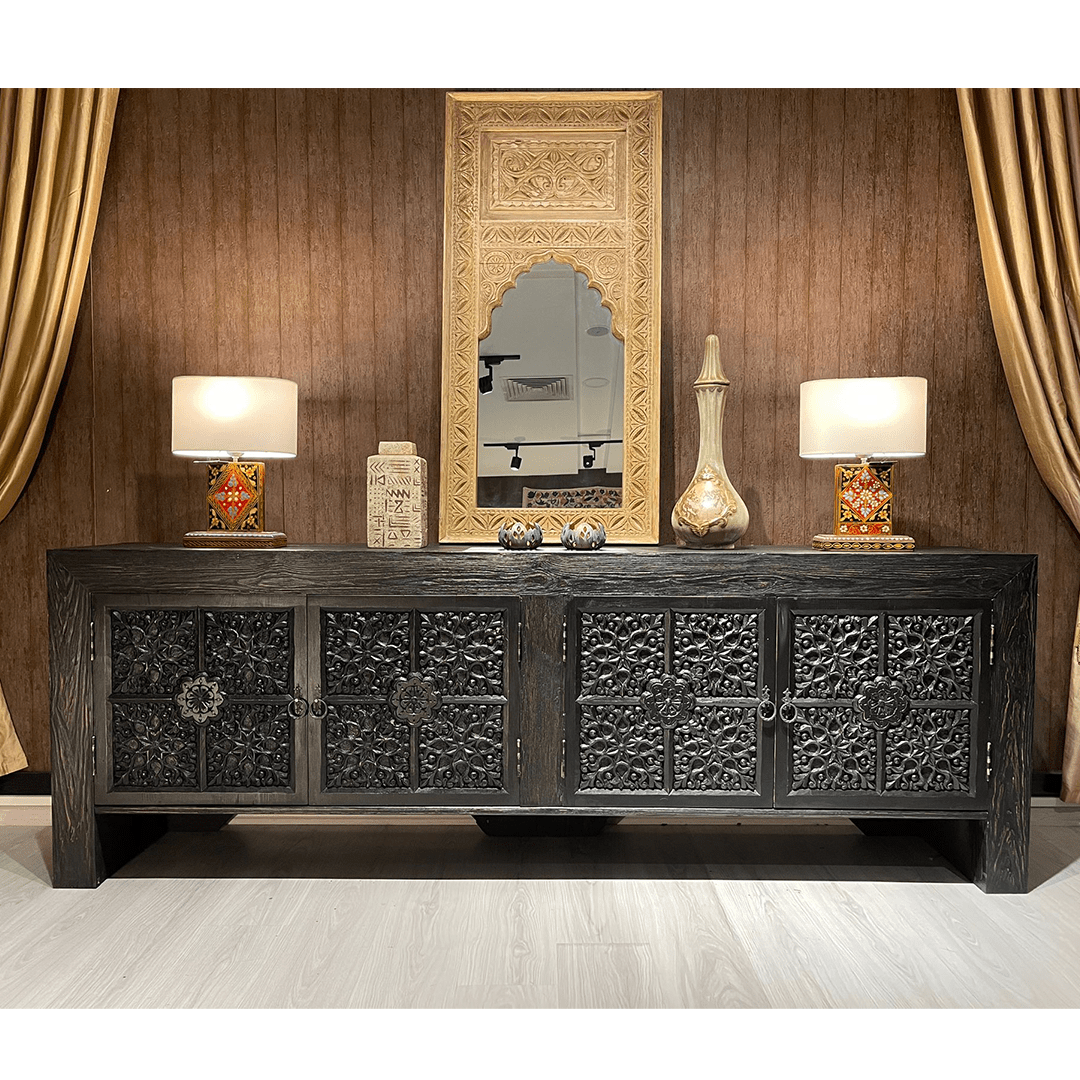 ŞAHMERAN EL OYMA KONSOL TV ÜNİTESİ M1320