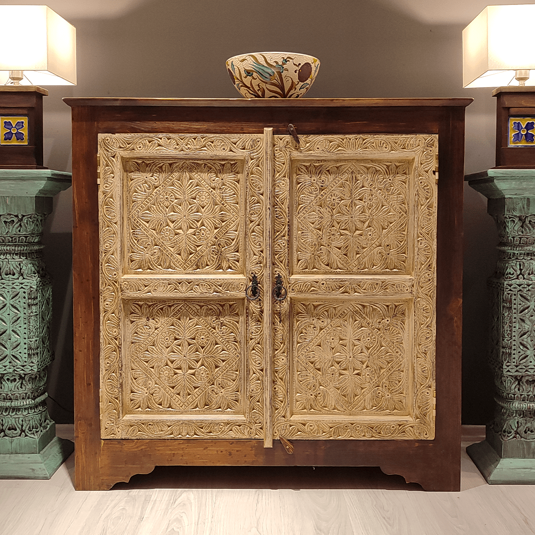 ANTİK TARZ DOLAP AYAKKABILIK MASİF M1360