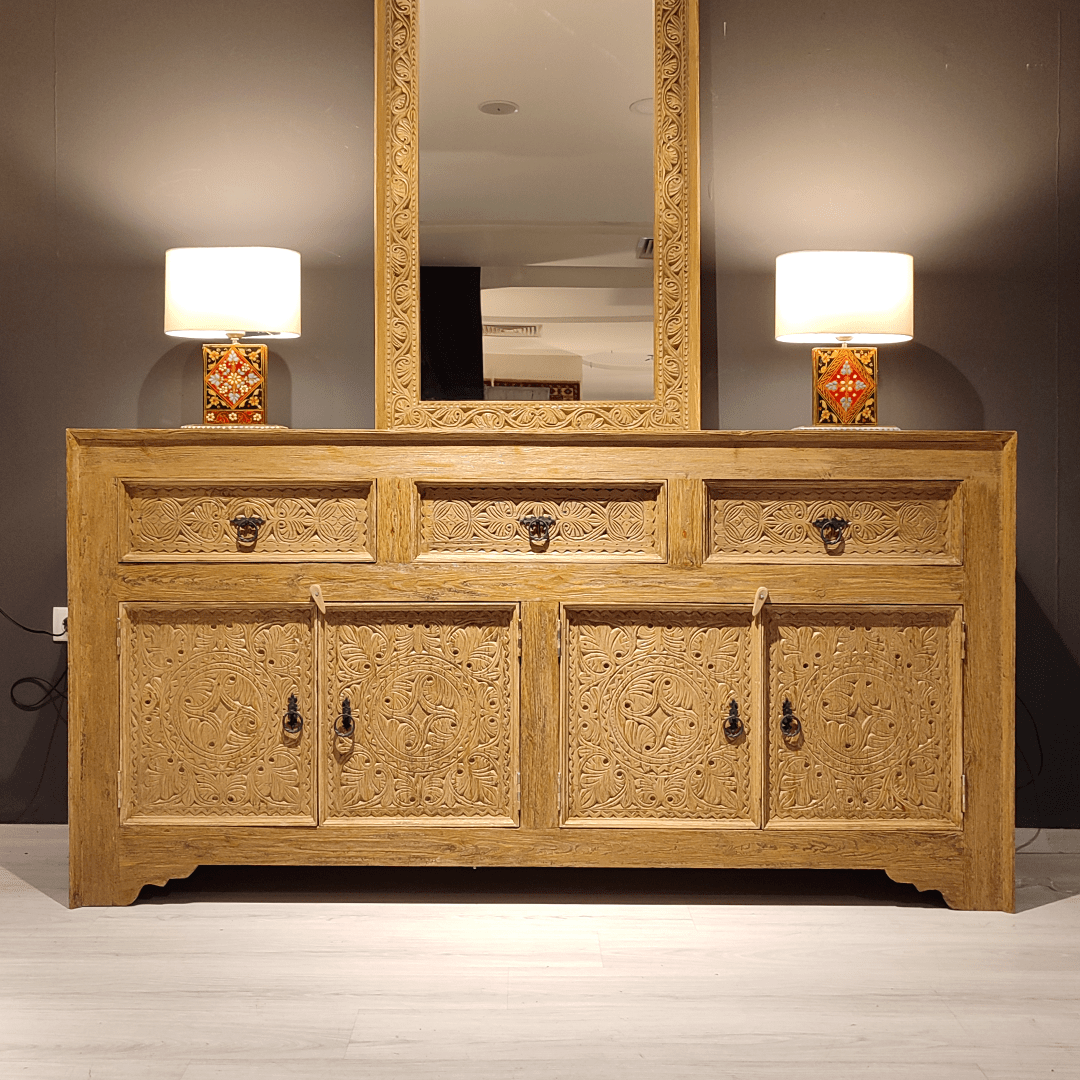 ANTİK TARZ EL OYMA KONSOL M1380