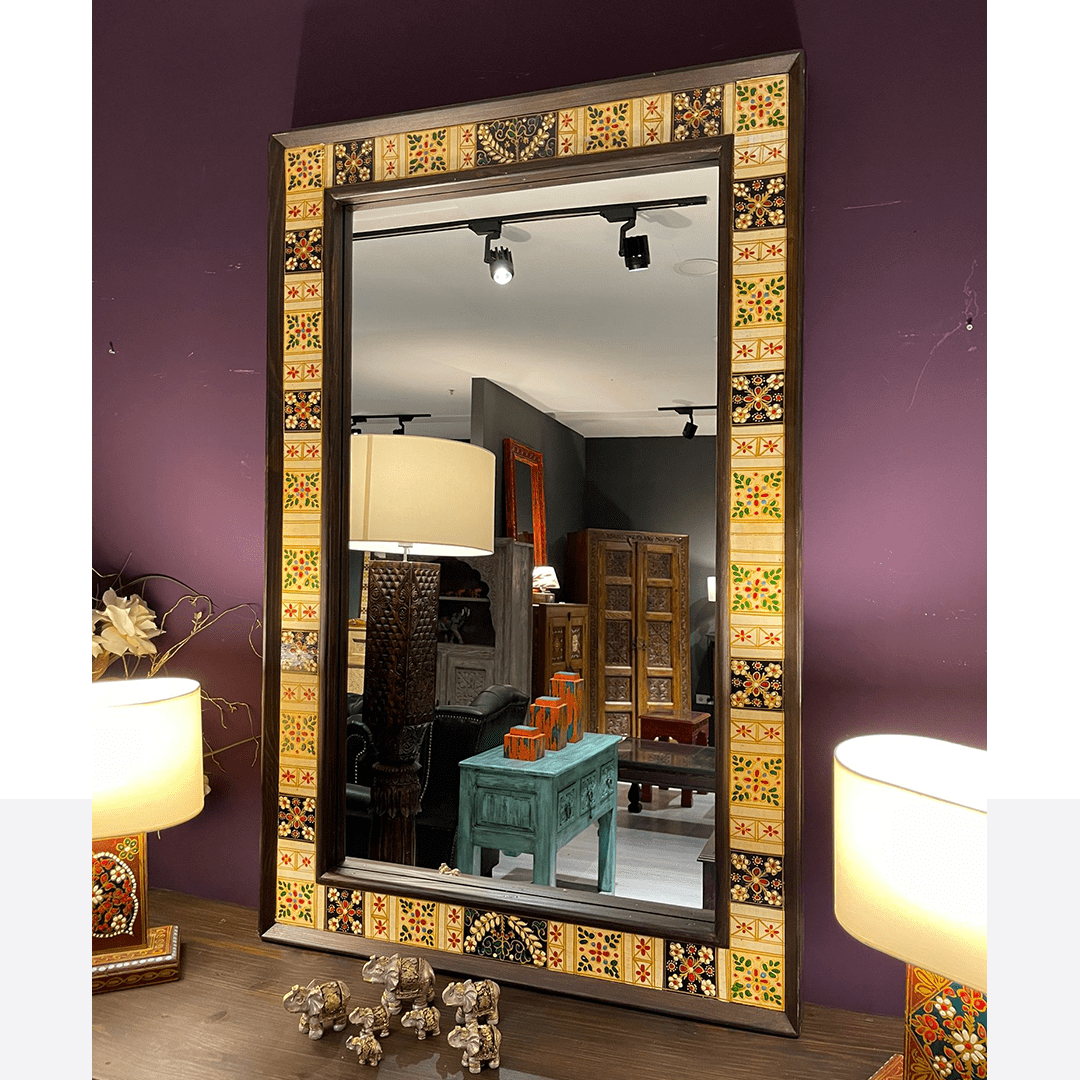 ANTİK TARZ EL BOYAMA AYNA M183_6