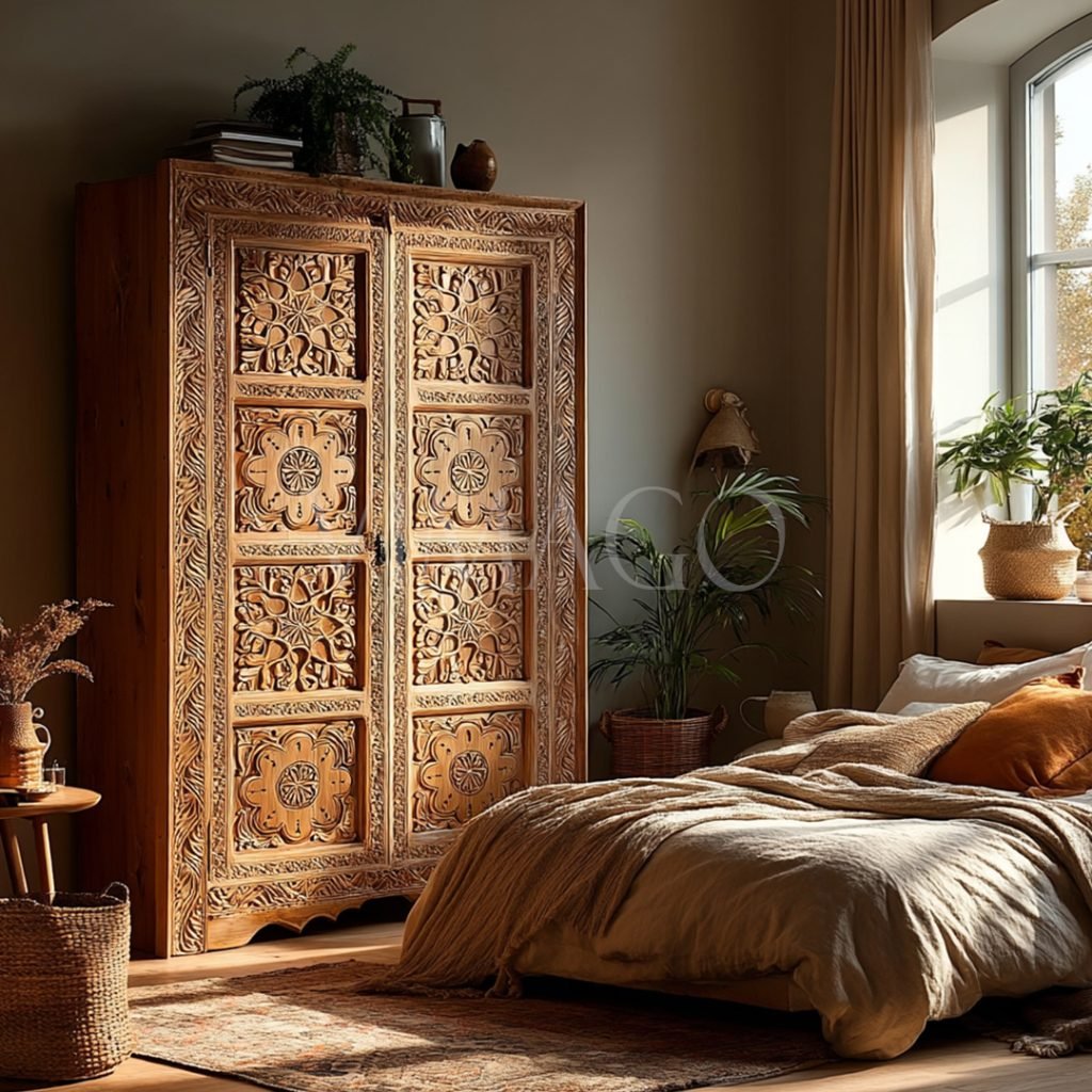 ŞAHMERAN GARDROP KREM RENK M435_3