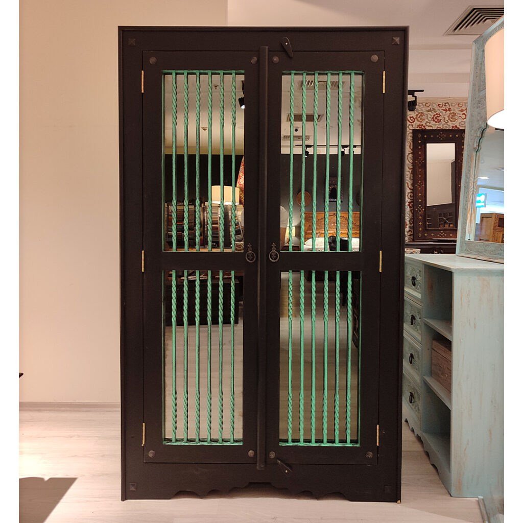 METAL KAPILI GARDROP 200X120