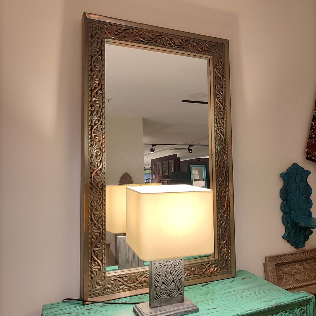 DERİN EL OYMA AYNA M14