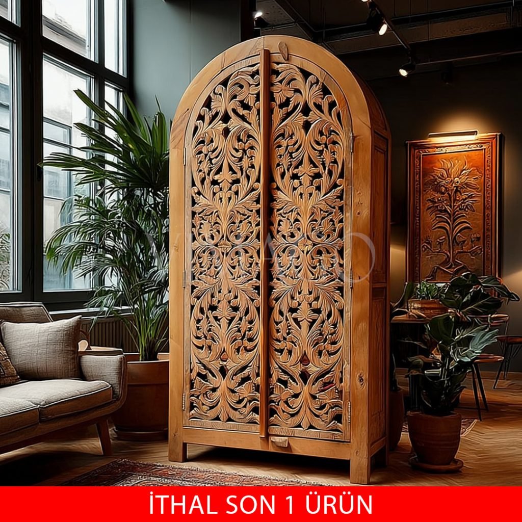 ANTİK TARZ TAJ MAHAL DOLAP MH26