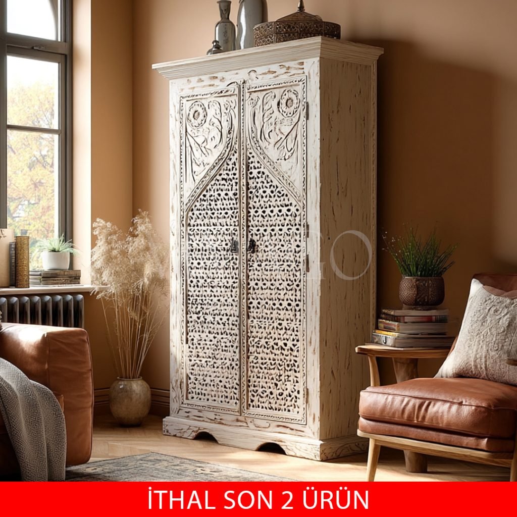 ESKİTME ANTİK TARZ DOLAP H001
