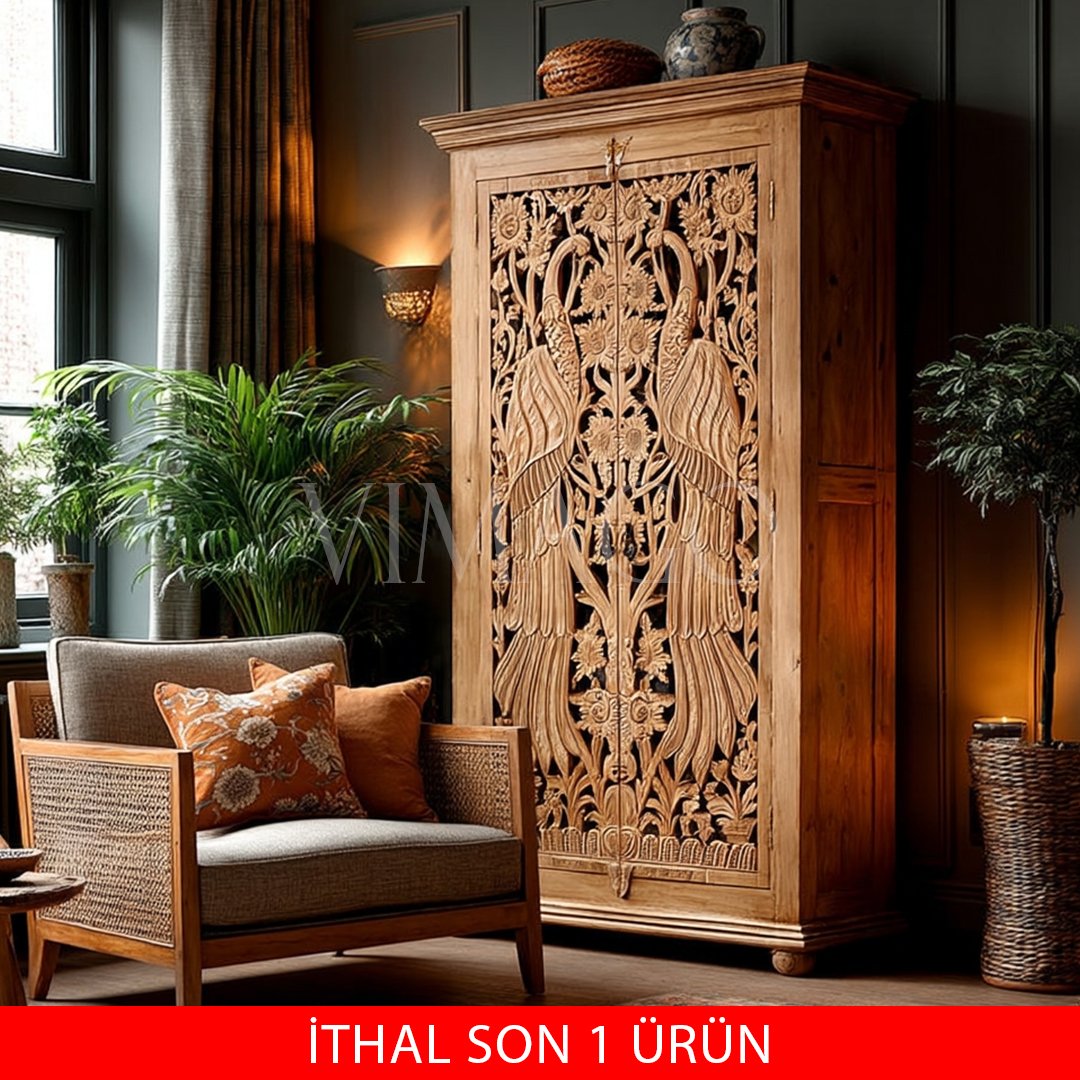 ESKİTME ANTİK TARZ DOLAP H014